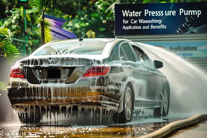 bomba de presion de agua para lavar carros