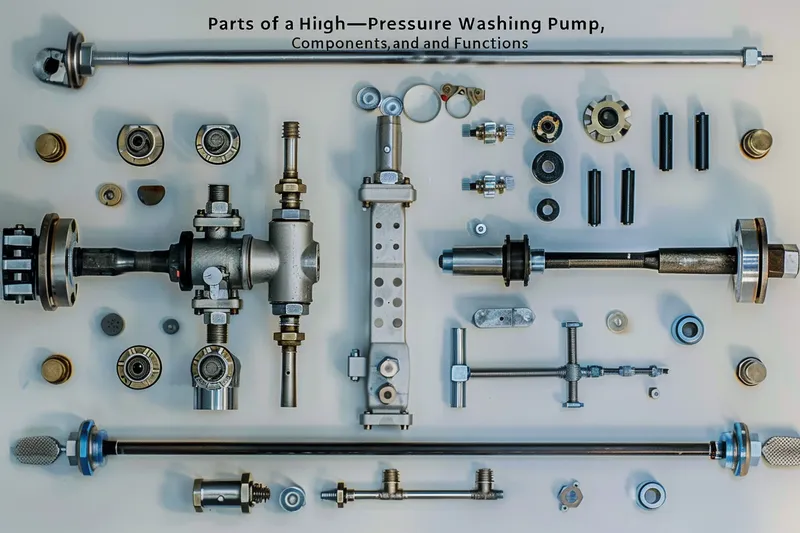 partes de bomba de lavado de alta presion